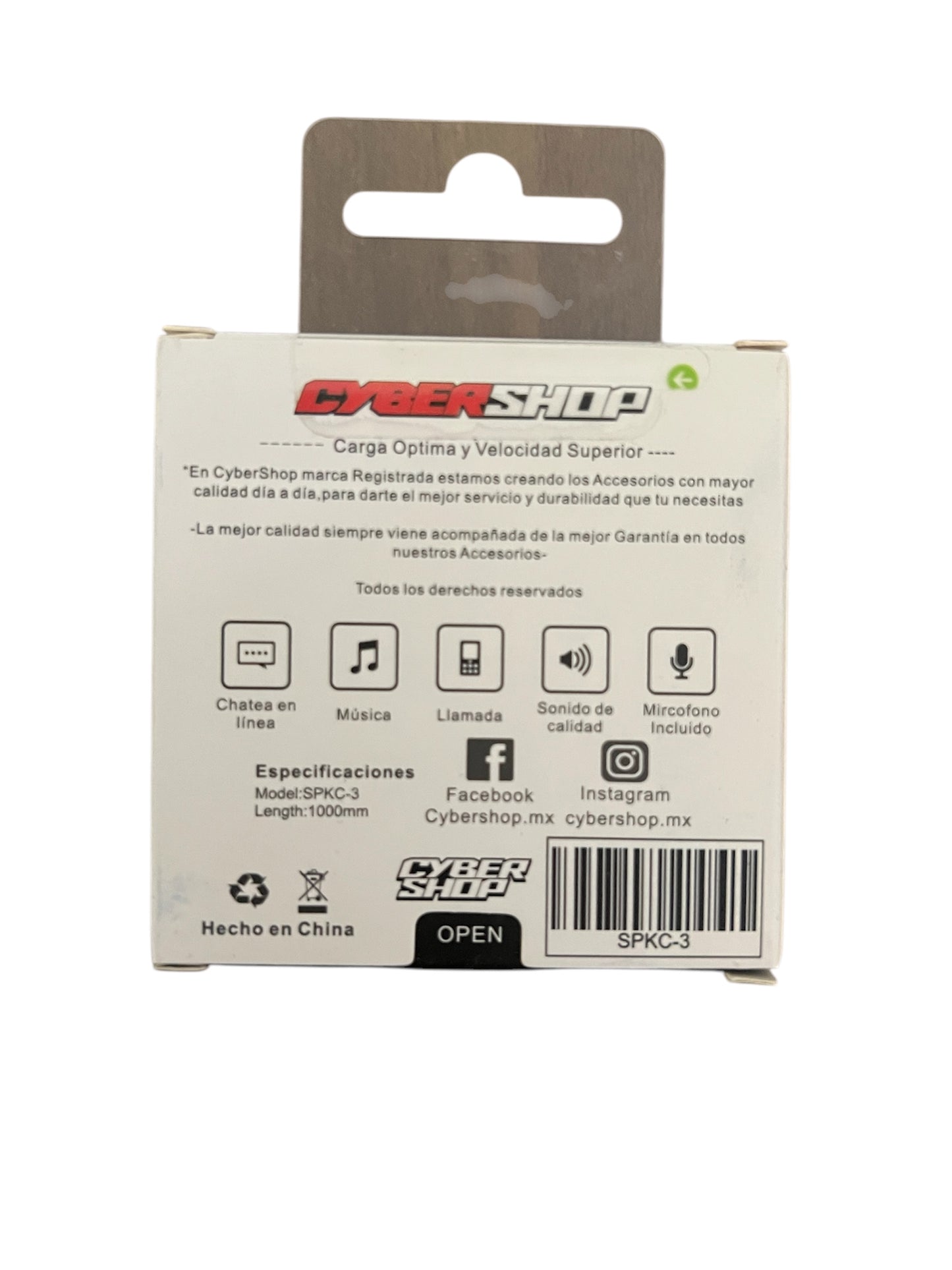 Audífonos alámbricos 3.5 cyber shop