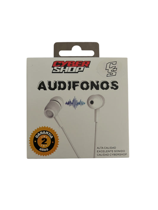 Audífonos alámbricos 3.5 cyber shop